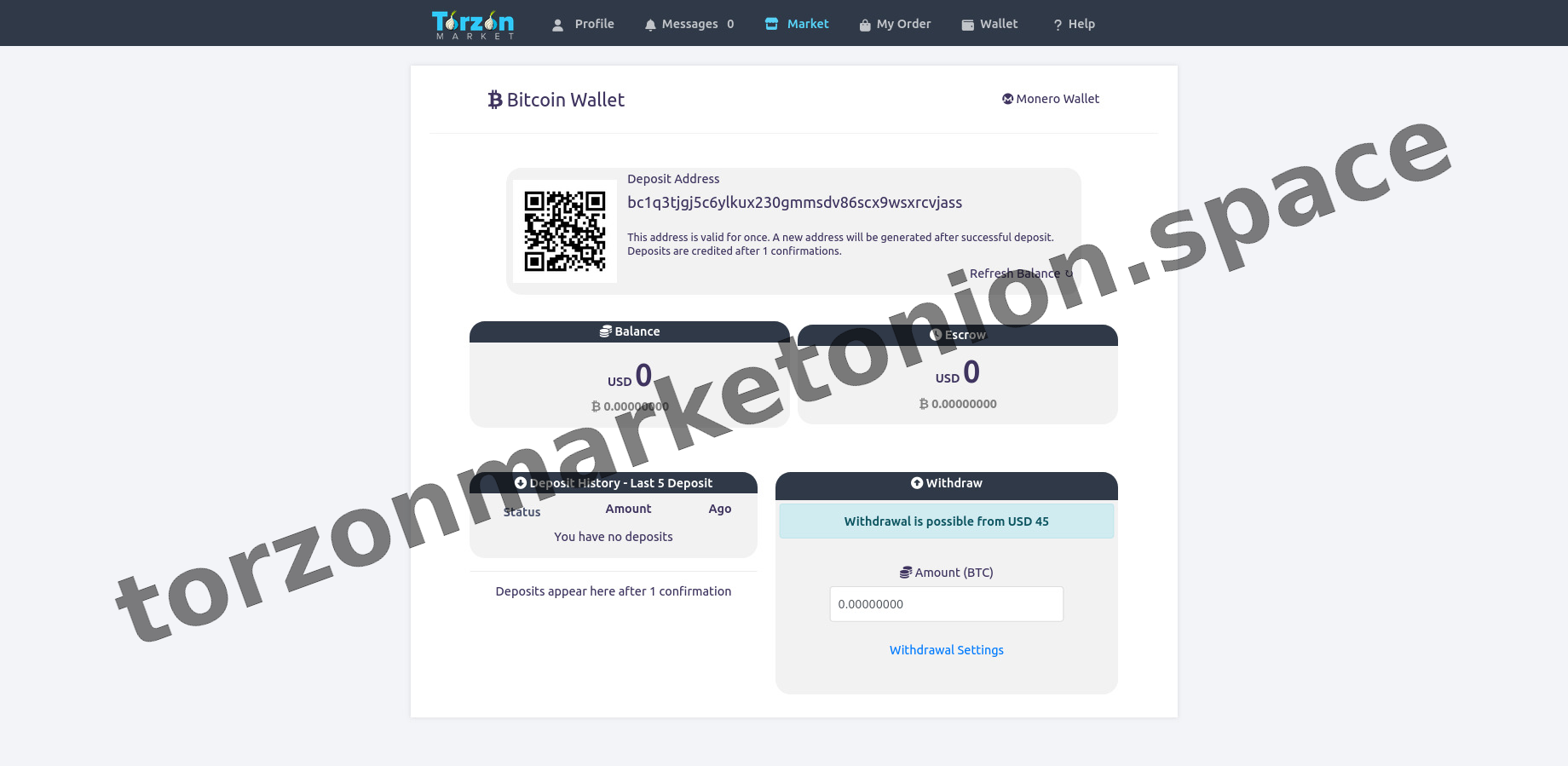 Main Market Dashboard